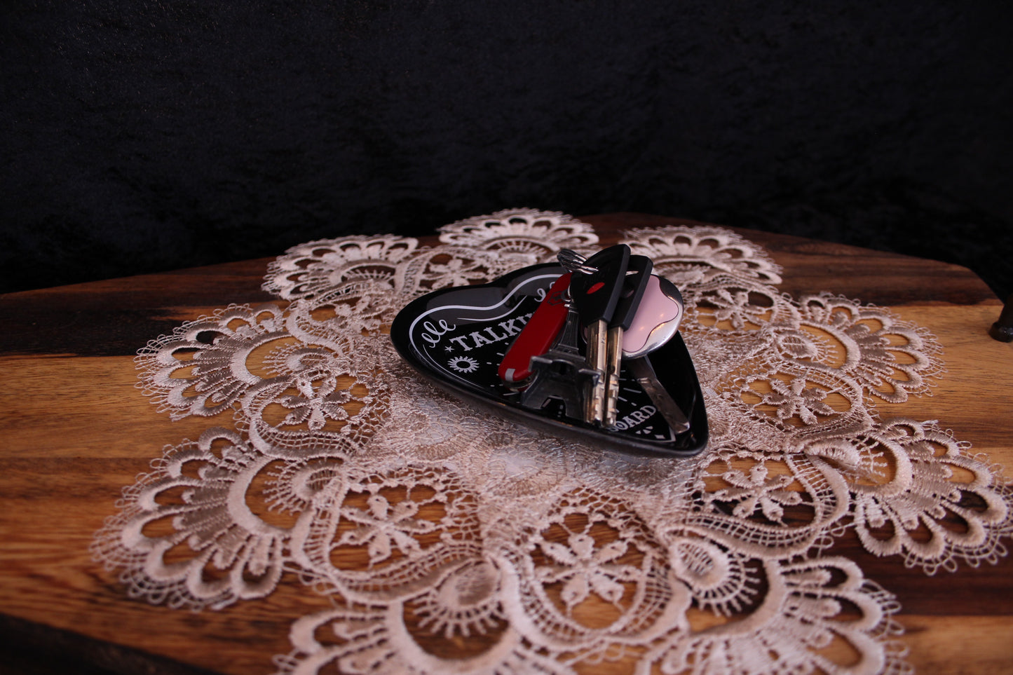 Ouija-osoitin- koristekulho